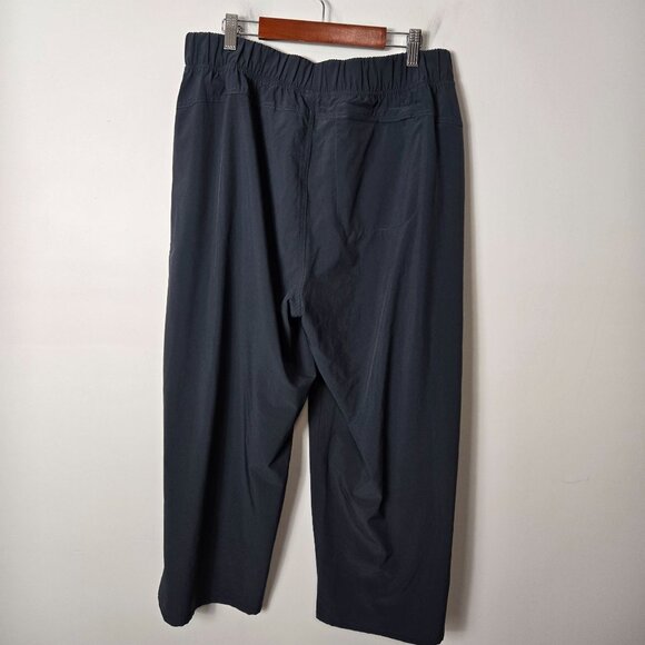 Title Nine Women's Size L Slaycation 2.0 Cropped Pants Charcoal Gray UPF 50 - Picture 6 of 8